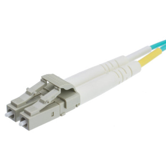 5 meter 10Gb Aqua LC OM3 Duplex Fiber Optic Cable, 50/125