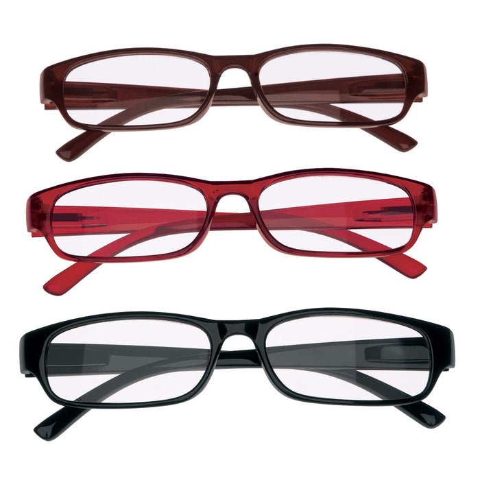 Bifocal Reading Glasses, Set of 3-2.50X