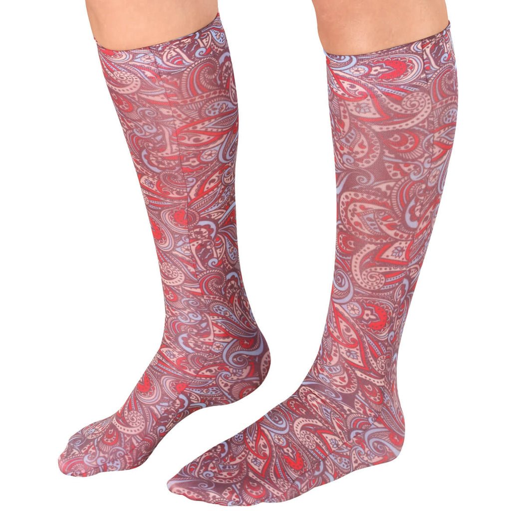 Celeste Stein Compression Socks, 8–15 mmHg-Regular-Paisley —