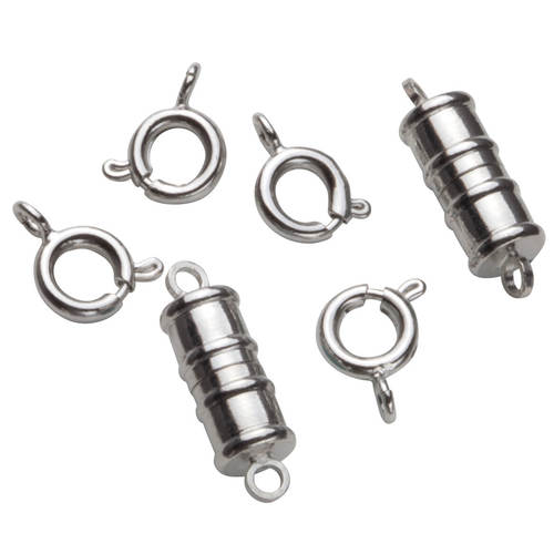 Magnetic Jewelry Clasps S/2 - Silver