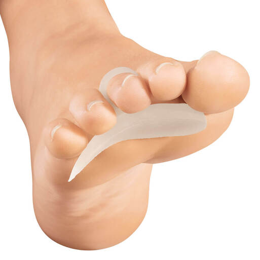 Silver Steps Silicone Hammer Toe Cushions - 1 Pair