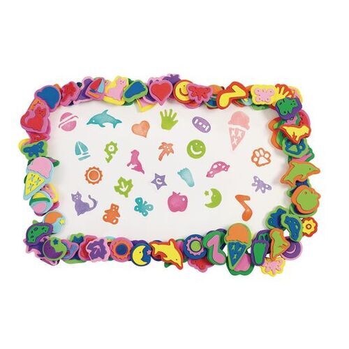 Colorations Easy-Grip Stampers, Shapes - Set of 14