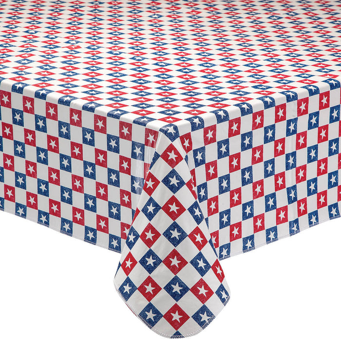 American Stars Vinyl Drop Table Cover-60" x 90" Oblong