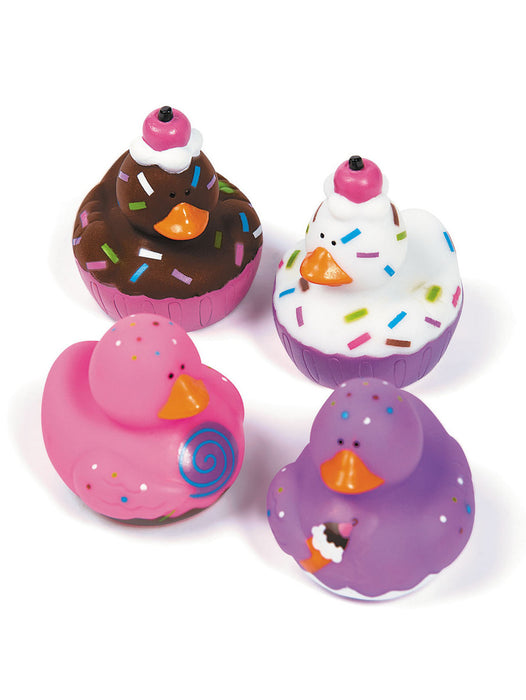 ICE CREAM TREATS RUBBER DUCKIES (12 PIECES)