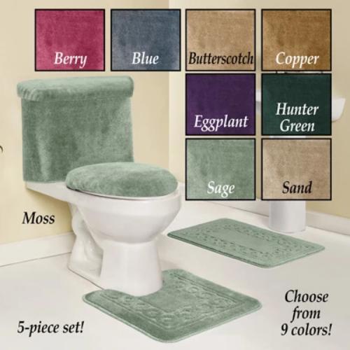 5-Piece Scroll Bath Set